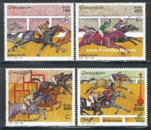 Somalia 2000, Horse racing 4v, MNH