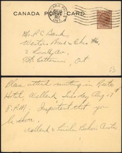 Canada KGV 2c Postal stationery