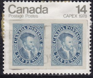 Canada 754 Jacques Cartier CAPEX '78 14¢ 1978