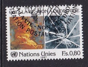 United Nations Geneva  #156 cancelled  1987   fight drug abuse  80c