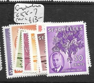 SEYCHELLES  (P0506B)  KGVI  SG 158-167     MOG