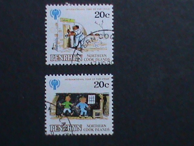 PENRHYN-​COOK ISLANDS 1979 MAX & MORITZ, ICY  USED -VF WE SHIP TO WORLD WIDE