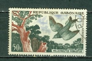 GABON 1963 BIRDS-AIR #C4 USED
