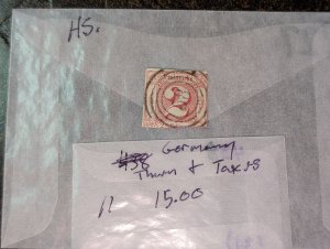 Germany Thurn and Taxis # 11 u