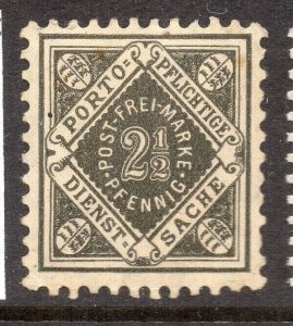 Bavaria Bayern 1916 Early Issue Fine Mint Hinged 2.5pf. NW-15386