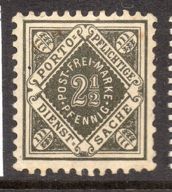 Bavaria Bayern 1916 Early Issue Fine Mint Hinged 2.5pf. NW-15386