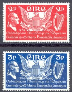 Ireland Sc# 103-104 MNH 1939 US Constitution 150th