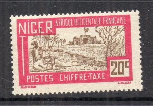 French Niger 1926-28 Early Issue Fine Mint Hinged 20c. NW-231253