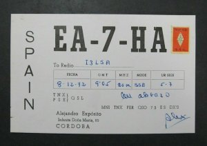 6439 Amateur Radio QSL Card Cordoba Spain-