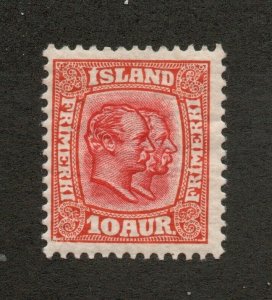 Iceland - Sc# 76 MLH / wmk Crown           -          Lot 0324067