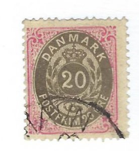 Denmark SC#31 Used F-VF SCV$32.50...Worth a view!!