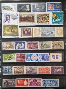 ROMANIA Vintage Stamp Lot Collection Used  CTO T5889