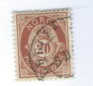 Norway SC#43 Used F-VF SCV$19.00..Worth a Look!