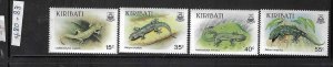KIRIBATI  1986 FISH #480 - 483 MNH