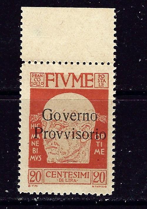 Fiume 137 MH 1921 overprint