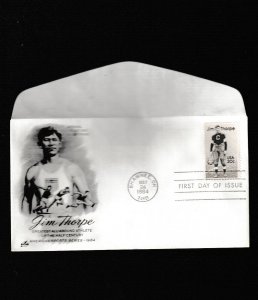 US SCOTT#2089 1984 20c JIM THORPE FDC