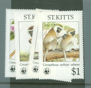 St. Kitts #189-192 Mint (NH) Single (Complete Set) (Wildlife)