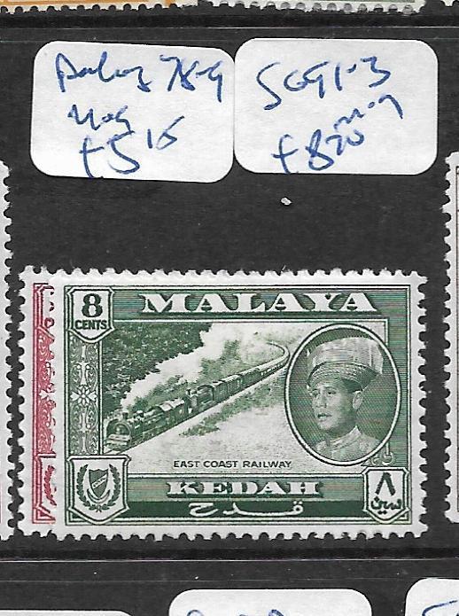 MALAYA  KEDAH  (P2302B)  SG78-9  MOG