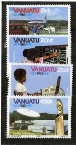 VANUATU 360-363 MH SCV $2.15 BIN $1.25 TELECOMMUNICATIONS