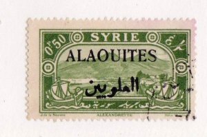 Alaouites stamp #27, used