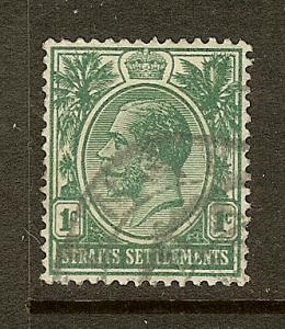 Straits Settlements, Scott #149, 1c King George V, Used