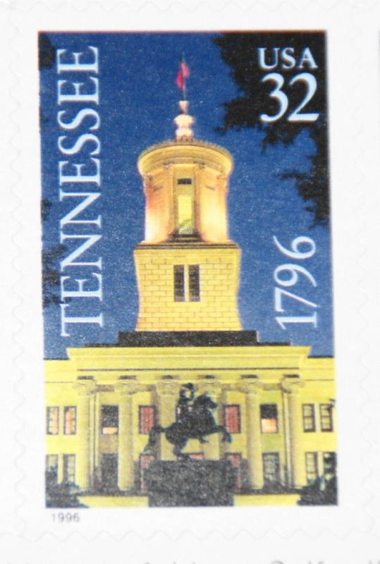 1996 self adhesive booklet of 20 Tennessee Statehood Sc# 3071a