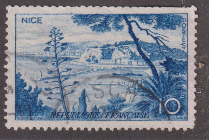 France 776 Nice 10Fr 1955