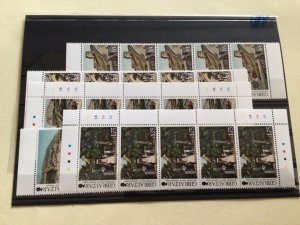 Gibraltar mint never hinged 2012 views of Gibraltar 5 strips stamps set A14428