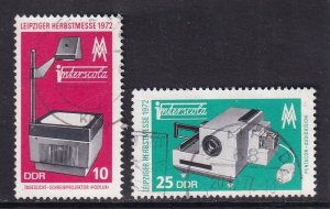 German Democratic Republic   DDR   #1394-1395 used 1972  Fall fair