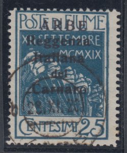 ITALY - ARBE n.8a (blue instead of indigo)  cv 330$  used