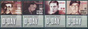 Antigua & Barbuda 2004 MNH Military Stamps WWII WW2 D-Day 60th Anniv 4v Set