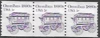 US Coil strip # 1897 Omnibus