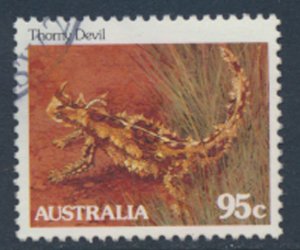 Australia  SG 805   SC# 800 Thorny Devil  Wildlife  1983 Used