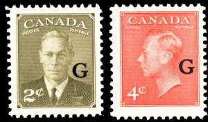 Canada Scott O28-O29 Mint never hinged.