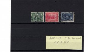 United States #328-330 330 Small Thin Used - Stamp - CAT VALUE $38.50