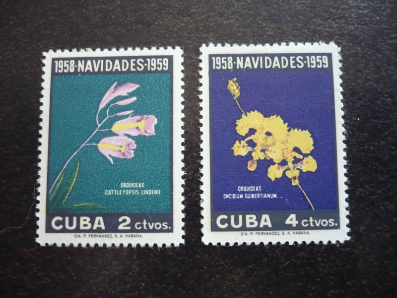 Stamps - Cuba - Scott#611-612 - MNH Pair