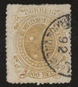 Brazil Scott 108 Used Southern Cross 1000 Reis stamp