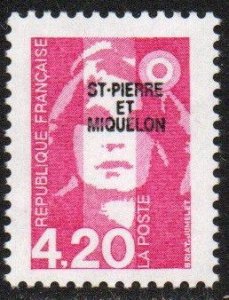 St. Pierre & Miquelon Sc #540 MNH