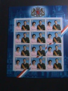 LUXEMBOURG 2000  SC#1043 ACCESSION OF GRAND DUKES HANRI- LARGE-MNH-SHEET -VF