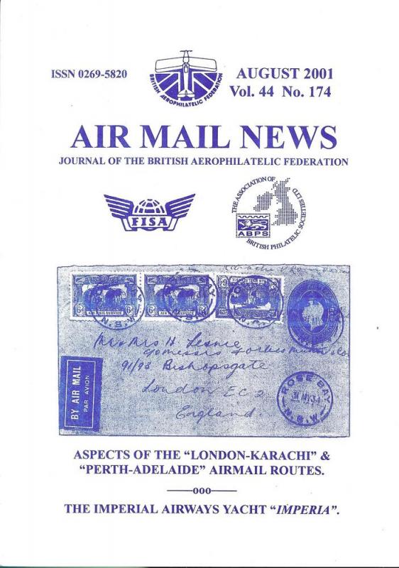 Air Mail News: Journal of the British Aerophilatelic Fede...