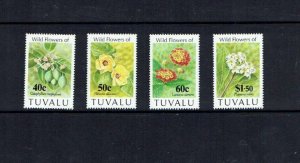 Tuvalu: 1993,  Wild Flowers,  MNH set