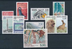 French Andorra 1988 Complete years set  MNH