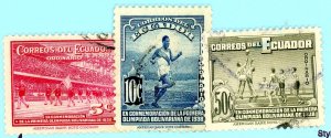 Ecuador, Scott #377-79, Used