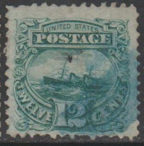 U.S.  Scott #117 Maritime Ship Stamp - Used Single