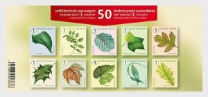 Belgium 2024 Definitives Leaf Shapes Stamp Booklet x50 Stamps MNH