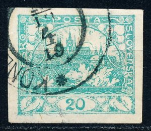 Czechoslovakia #4 Single Used