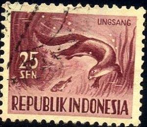 Otter, Indonesia stamp SC#428 used