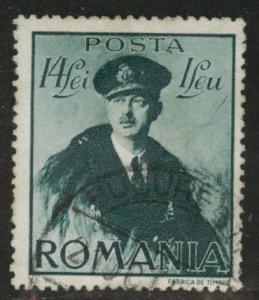 Romania Scott B126 used semipostal stamp 1940 top value