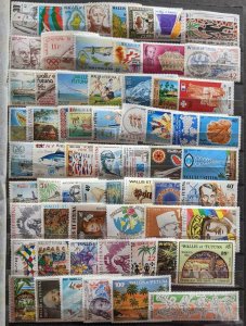 EDW1949SELL : WALLIS & FUTUNA Beautiful collection of ALL DIFF. VF MNH. Cat $853