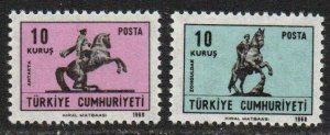 Turkey Sc #1729A-1729B Mint Hinged